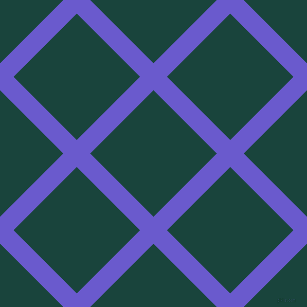 45/135 degree angle diagonal checkered chequered lines, 37 pixel lines width, 174 pixel square size, Slate Blue and Deep Teal plaid checkered seamless tileable