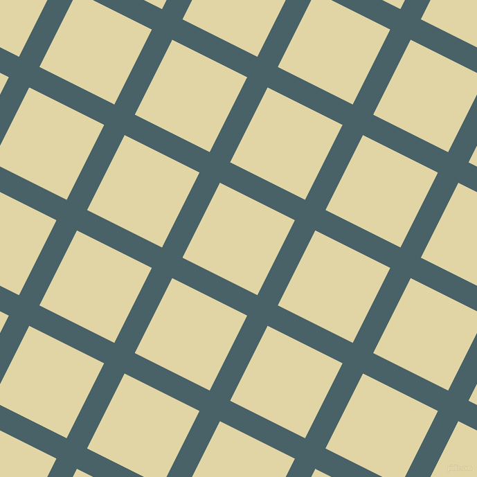 63/153 degree angle diagonal checkered chequered lines, 33 pixel line width, 121 pixel square size, Smalt Blue and Sapling plaid checkered seamless tileable
