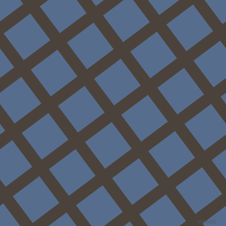37/127 degree angle diagonal checkered chequered lines, 23 pixel lines width, 65 pixel square size, Space Shuttle and Kashmir Blue plaid checkered seamless tileable