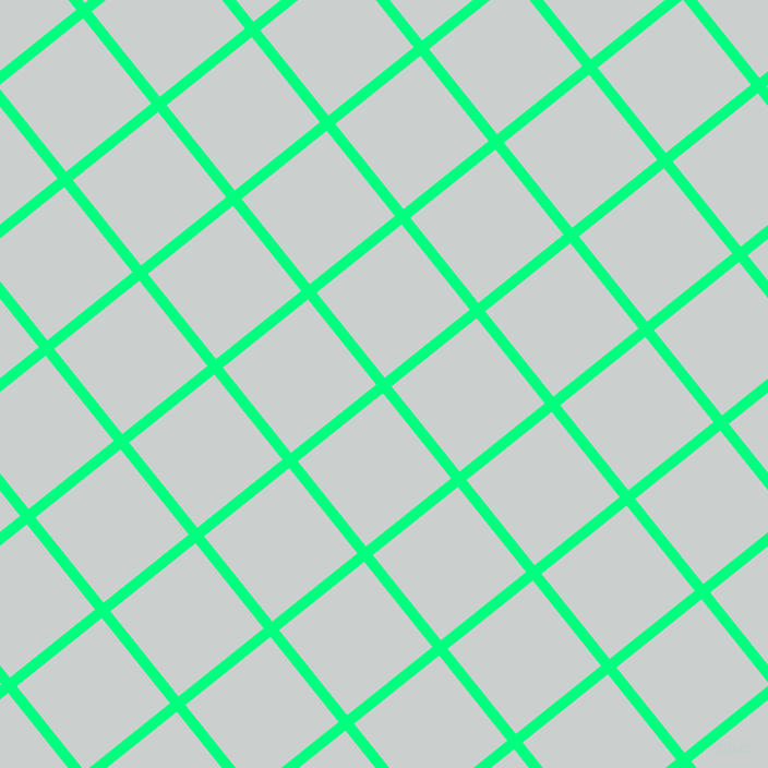 39/129 degree angle diagonal checkered chequered lines, 10 pixel lines width, 100 pixel square size, Spring Green and Geyser plaid checkered seamless tileable