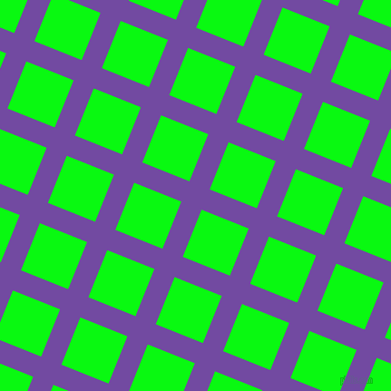 68/158 degree angle diagonal checkered chequered lines, 24 pixel line width, 56 pixel square size, Studio and Free Speech Green plaid checkered seamless tileable