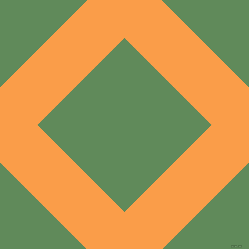 45/135 degree angle diagonal checkered chequered lines, 173 pixel lines width, 404 pixel square size, Sunshade and Hippie Green plaid checkered seamless tileable