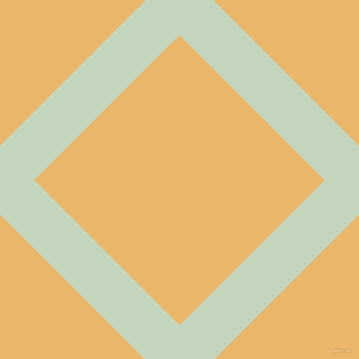 45/135 degree angle diagonal checkered chequered lines, 98 pixel line width, 414 pixel square size, Surf Crest and Harvest Gold plaid checkered seamless tileable