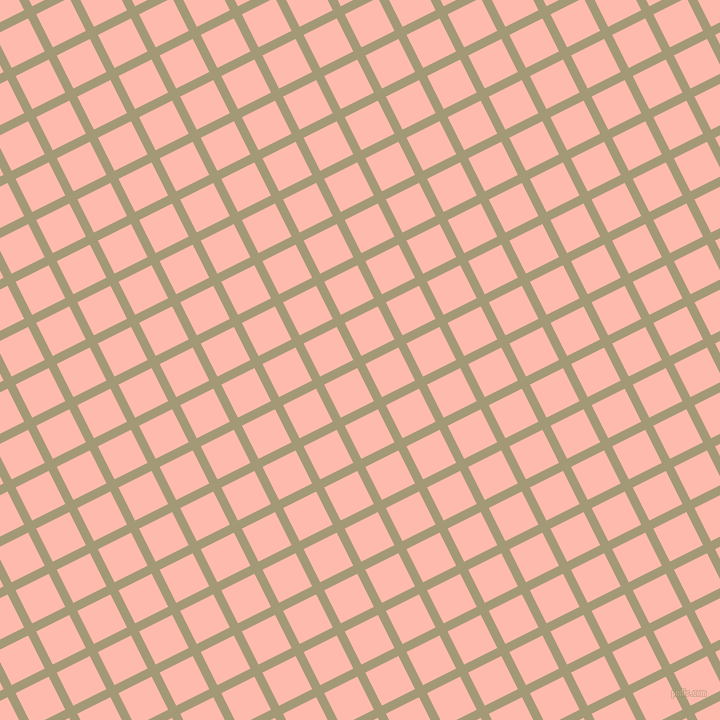 27/117 degree angle diagonal checkered chequered lines, 9 pixel lines width, 37 pixel square size, Tallow and Melon plaid checkered seamless tileable