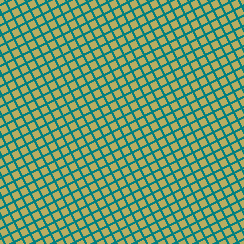 27/117 degree angle diagonal checkered chequered lines, 7 pixel line width, 23 pixel square size, Teal and Gimblet plaid checkered seamless tileable