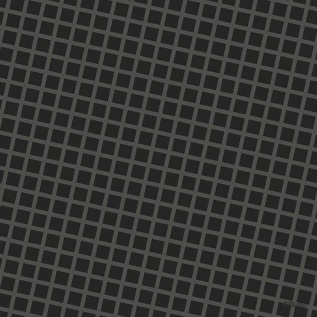 77/167 degree angle diagonal checkered chequered lines, 6 pixel line width, 19 pixel square size, Thunder and Nero plaid checkered seamless tileable
