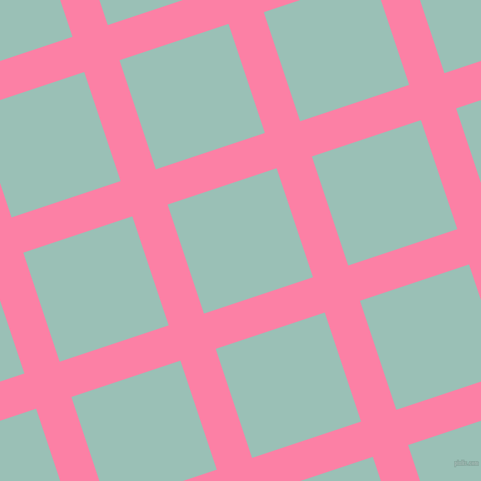18/108 degree angle diagonal checkered chequered lines, 54 pixel line width, 167 pixel square size, Tickle Me Pink and Shadow Green plaid checkered seamless tileable