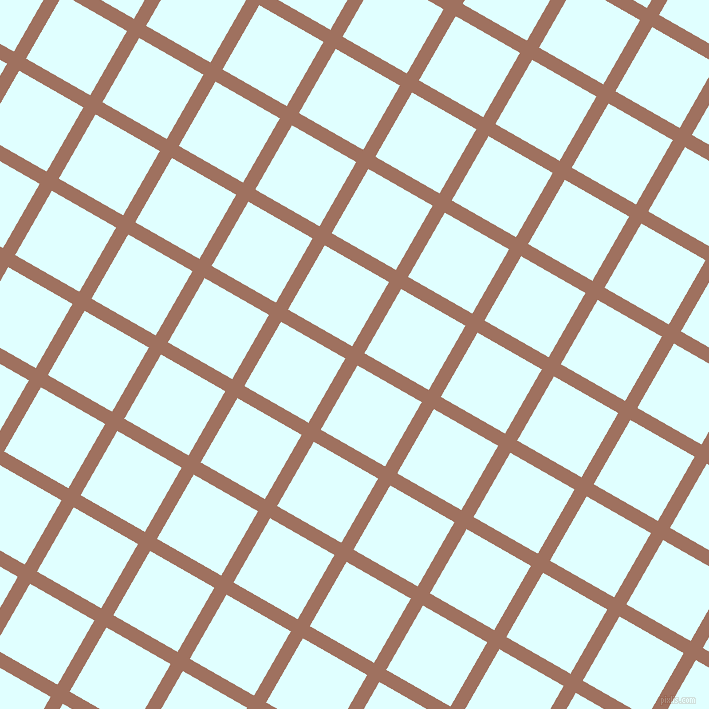 60/150 degree angle diagonal checkered chequered lines, 14 pixel lines width, 74 pixel square size, Toast and Light Cyan plaid checkered seamless tileable