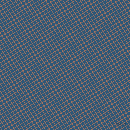 31/121 degree angle diagonal checkered chequered lines, 2 pixel line width, 11 pixel square size, Toast and Venice Blue plaid checkered seamless tileable