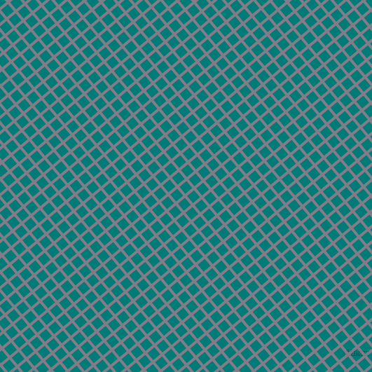 40/130 degree angle diagonal checkered chequered lines, 4 pixel lines width, 13 pixel square size, Topaz and Surfie Green plaid checkered seamless tileable