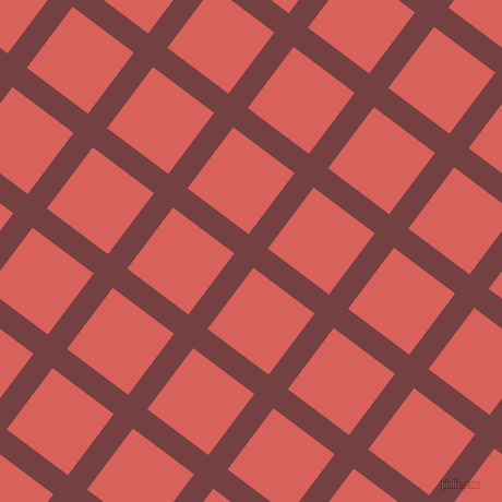 53/143 degree angle diagonal checkered chequered lines, 22 pixel line width, 70 pixel square size, Tosca and Roman plaid checkered seamless tileable