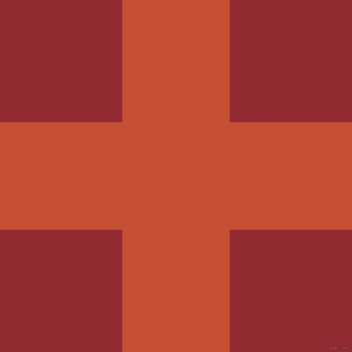 checkered chequered horizontal vertical lines, 217 pixel lines width, 494 pixel square size, Trinidad and Bright Red plaid checkered seamless tileable