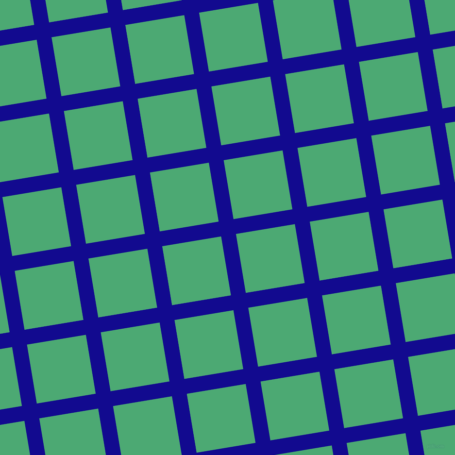 9/99 degree angle diagonal checkered chequered lines, 31 pixel line width, 123 pixel square sizeUltramarine and Ocean Green plaid checkered seamless tileable