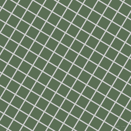 59/149 degree angle diagonal checkered chequered lines, 4 pixel lines width, 32 pixel square size, Very Light Grey and Cactus plaid checkered seamless tileable