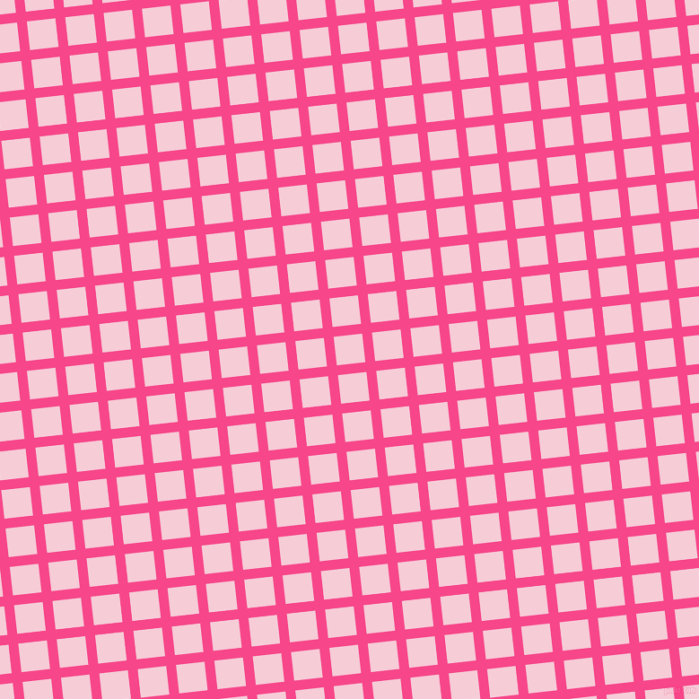 6/96 degree angle diagonal checkered chequered lines, 11 pixel line width, 32 pixel square size, Violet Red and Pink Lace plaid checkered seamless tileable