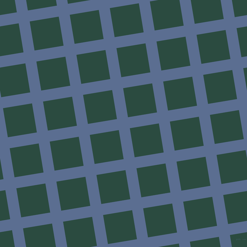 9/99 degree angle diagonal checkered chequered lines, 39 pixel lines width, 103 pixel square size, Waikawa Grey and Te Papa Green plaid checkered seamless tileable