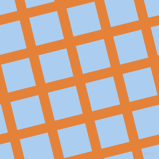 14/104 degree angle diagonal checkered chequered lines, 33 pixel lines width, 98 pixel square size, West Side and Pale Cornflower Blue plaid checkered seamless tileable