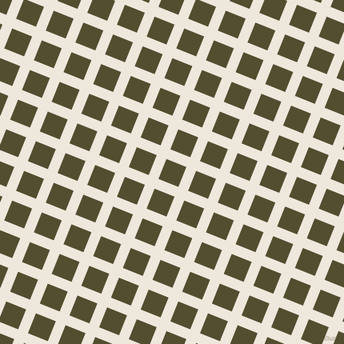 68/158 degree angle diagonal checkered chequered lines, 21 pixel line width, 43 pixel square size, White Linen and Thatch Green plaid checkered seamless tileable