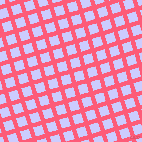 17/107 degree angle diagonal checkered chequered lines, 14 pixel lines width, 30 pixel square size, Wild Watermelon and Lavender Blue plaid checkered seamless tileable