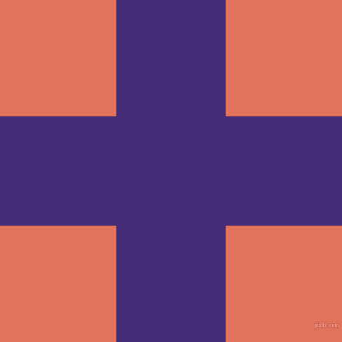 checkered chequered horizontal vertical lines, 156 pixel line width, 332 pixel square size, Windsor and Terra Cotta plaid checkered seamless tileable
