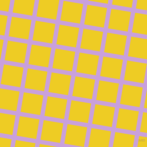 81/171 degree angle diagonal checkered chequered lines, 14 pixel lines width, 64 pixel square size, Wisteria and Broom plaid checkered seamless tileable