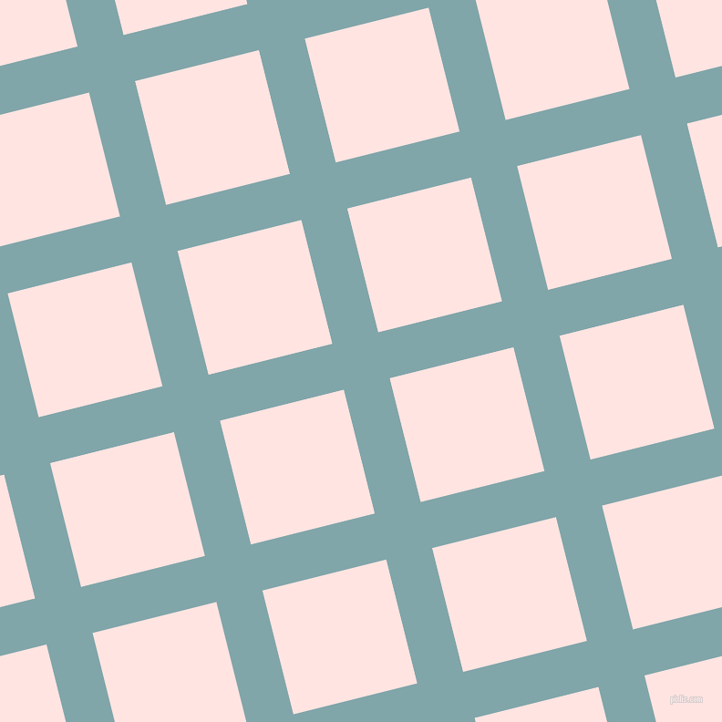 14/104 degree angle diagonal checkered chequered lines, 52 pixel line width, 140 pixel square size, Ziggurat and Misty Rose plaid checkered seamless tileable
