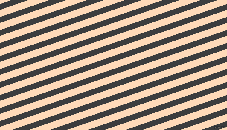19 degree angle lines stripes, 18 pixel line width, 22 pixel line spacing, Baltic Sea and Peach Puff stripes and lines seamless tileable