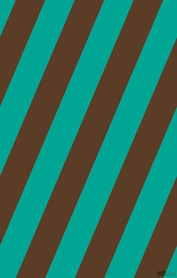 67 degree angle lines stripes, 54 pixel line width, 54 pixel line spacing, Bracken and Persian Green stripes and lines seamless tileable