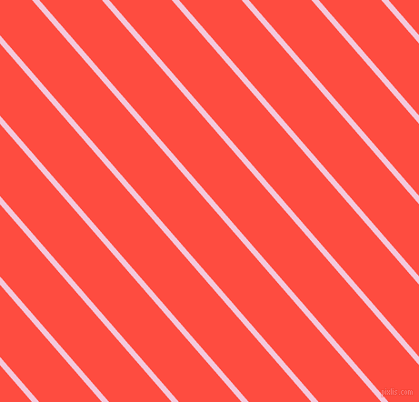 131 degree angle lines stripes, 6 pixel line width, 52 pixel line spacing, Classic Rose and Sunset Orange stripes and lines seamless tileable