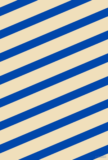 23 degree angle lines stripes, 26 pixel line width, 42 pixel line spacing, Cobalt and Dutch White stripes and lines seamless tileable