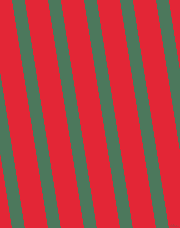 99 degree angle lines stripes, 52 pixel line width, 94 pixel line spacing, Como and Alizarin stripes and lines seamless tileable