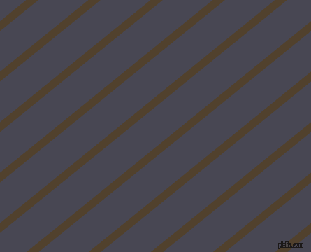 39 degree angle lines stripes, 11 pixel line width, 45 pixel line spacing, Deep Bronze and Gun Powder stripes and lines seamless tileable
