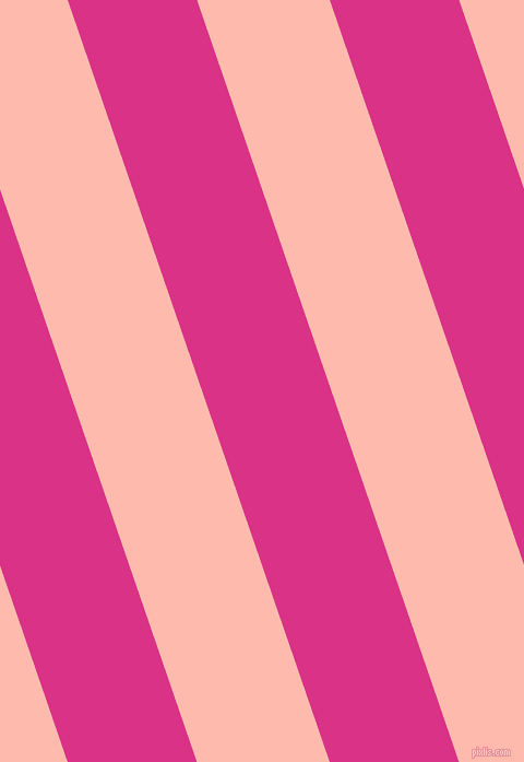 109 degree angle lines stripes, 112 pixel line width, 115 pixel line spacing, Deep Cerise and Melon stripes and lines seamless tileable