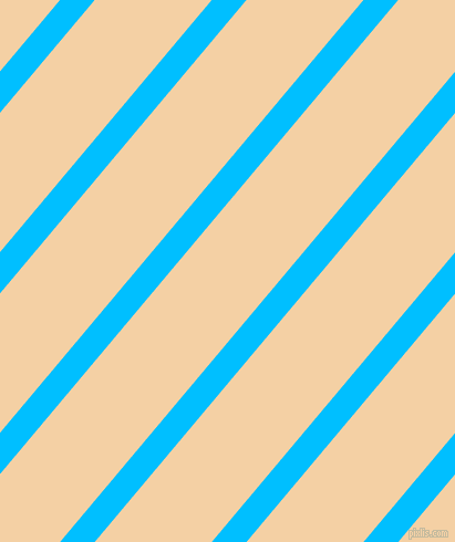 50 degree angle lines stripes, 24 pixel line width, 81 pixel line spacing, Deep Sky Blue and Tequila stripes and lines seamless tileable