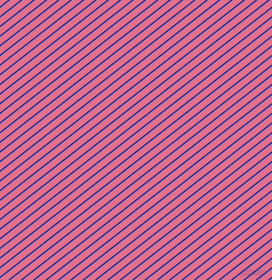 38 degree angle lines stripes, 2 pixel line width, 9 pixel line spacing, Egyptian Blue and Deep Blush stripes and lines seamless tileable