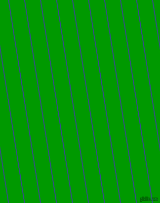 99 degree angle lines stripes, 2 pixel line width, 30 pixel line spacing, Fun Blue and Islamic Green stripes and lines seamless tileable