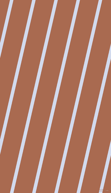 77 degree angle lines stripes, 12 pixel line width, 64 pixel line spacing, Hawkes Blue and Sante Fe stripes and lines seamless tileable
