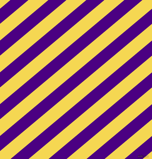 40 degree angle lines stripes, 38 pixel line width, 42 pixel line spacing, Indigo and Energy Yellow stripes and lines seamless tileable
