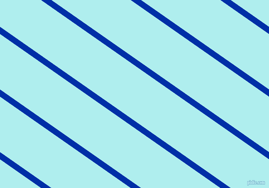 145 degree angle lines stripes, 12 pixel line width, 92 pixel line spacing, International Klein Blue and Pale Turquoise stripes and lines seamless tileable