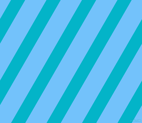 60 degree angle lines stripes, 40 pixel line width, 60 pixel line spacing, Iris Blue and Maya Blue stripes and lines seamless tileable
