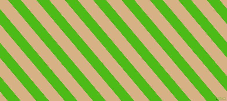 130 degree angle lines stripes, 34 pixel line width, 41 pixel line spacing, Kelly Green and Calico stripes and lines seamless tileable