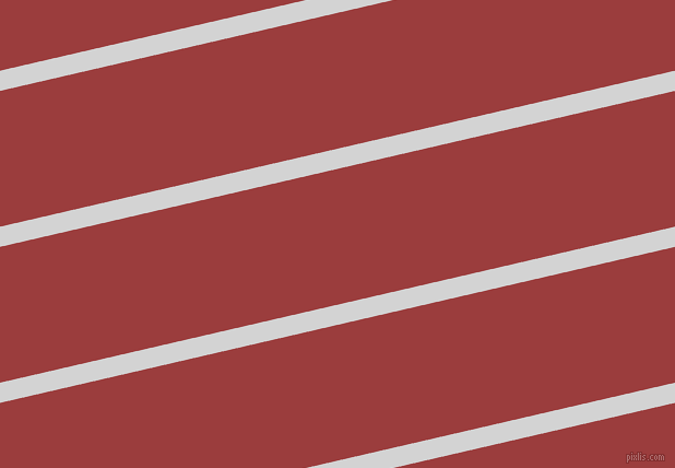 13 degree angle lines stripes, 18 pixel line width, 121 pixel line spacing, Light Grey and Mexican Red stripes and lines seamless tileable