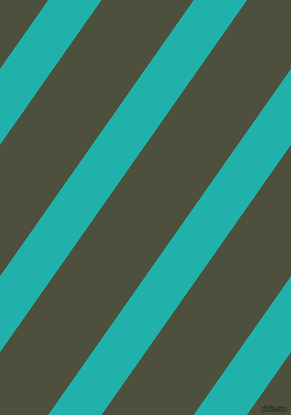 55 degree angle lines stripes, 63 pixel line width, 109 pixel line spacing, Light Sea Green and Kelp stripes and lines seamless tileable