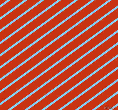 36 degree angle lines stripes, 7 pixel line width, 27 pixel line spacing, Light Sky Blue and Harley Davidson Orange stripes and lines seamless tileable