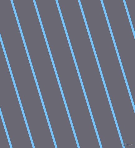 107 degree angle lines stripes, 7 pixel line width, 62 pixel line spacing, Maya Blue and Dolphin stripes and lines seamless tileable