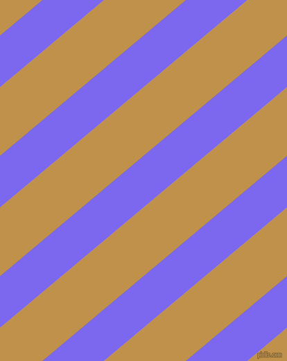 40 degree angle lines stripes, 57 pixel line width, 76 pixel line spacing, Medium Slate Blue and Tussock stripes and lines seamless tileable