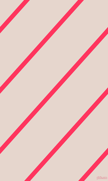 48 degree angle lines stripes, 15 pixel line width, 124 pixel line spacing, Radical Red and Dawn Pink stripes and lines seamless tileable