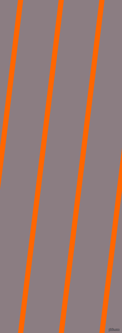 83 degree angle lines stripes, 17 pixel line width, 116 pixel line spacing, Safety Orange and Venus stripes and lines seamless tileable