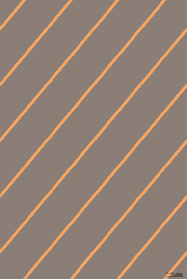 50 degree angle lines stripes, 6 pixel line width, 67 pixel line spacing, Sandy Brown and Hurricane stripes and lines seamless tileable