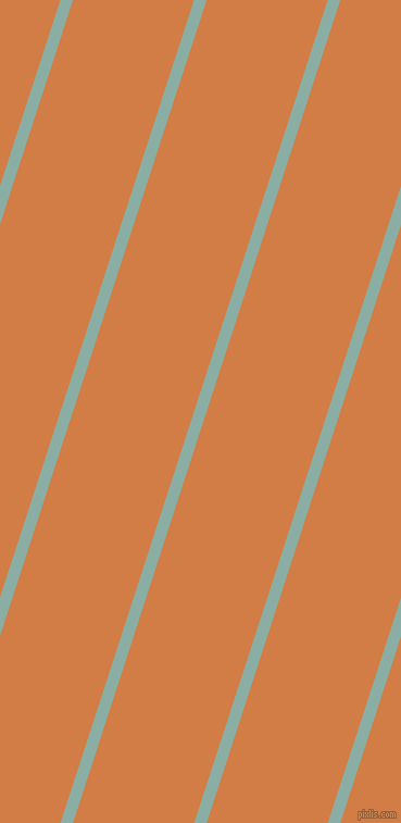 72 degree angle lines stripes, 11 pixel line width, 106 pixel line spacing, Sea Nymph and Raw Sienna stripes and lines seamless tileable